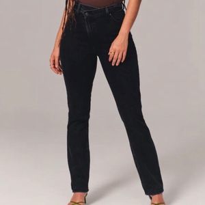 Abercrombie Ultra High Rise 90s Slim Straight Jeans